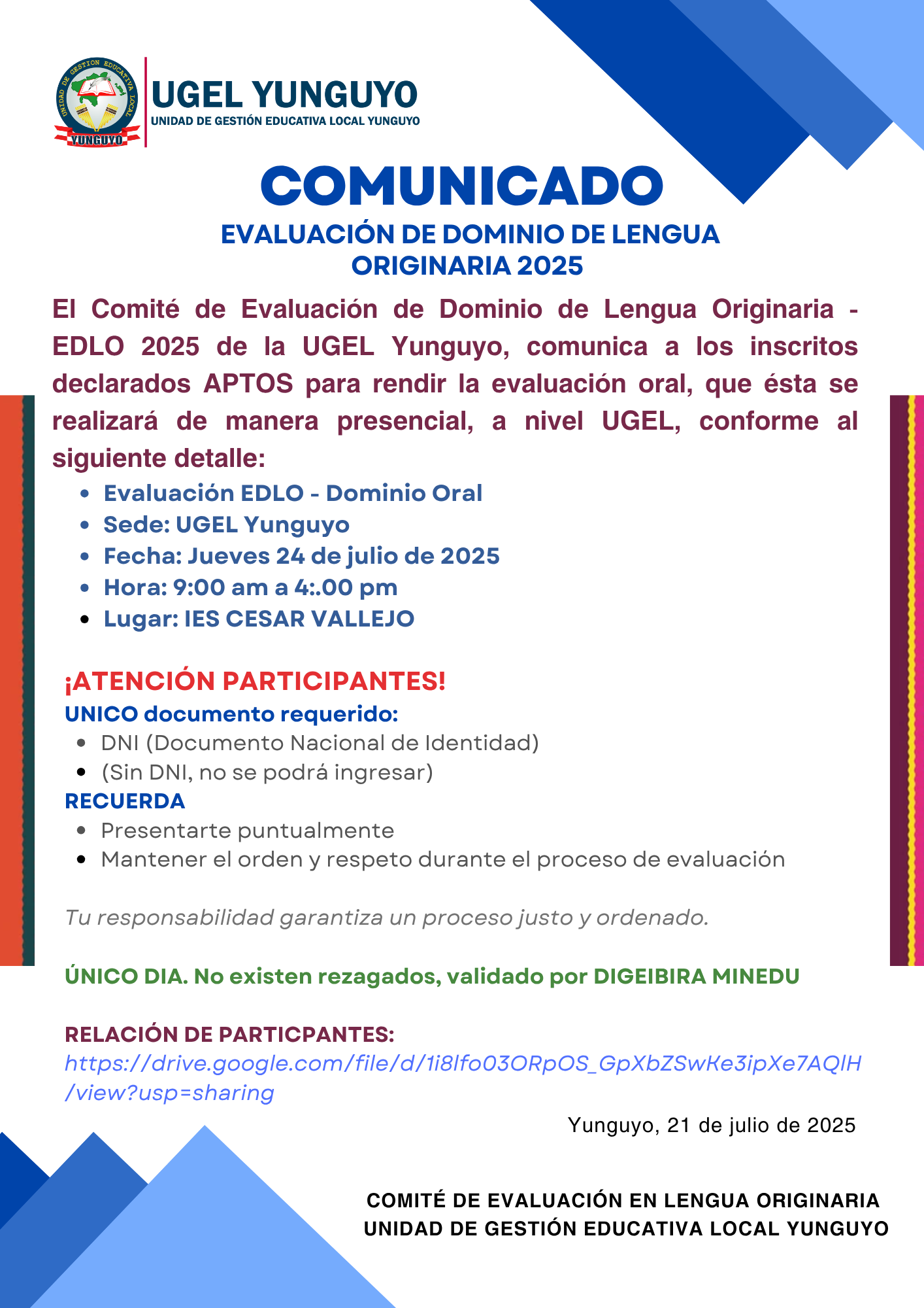 Imagen Comunicado